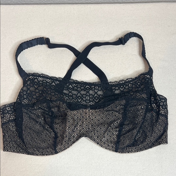 Cacique Other - 🛍️ 4 for $25 CACIQUE Black Lace Bra 40DDD – Convertible/Changeable Straps
